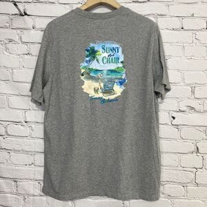 Tommy Bahama Mens Relax T Shirt Size M Gray Sunny And Chair I Got You Bay